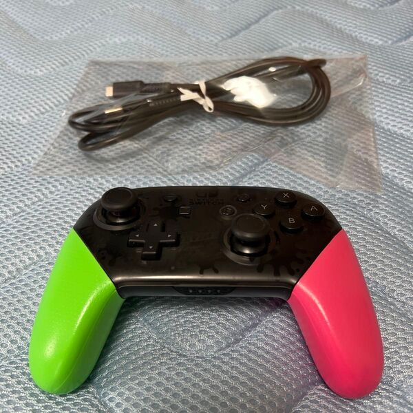 【任天堂純正品】Nintendo Switch Proコントローラー スプラトゥーン2エディション