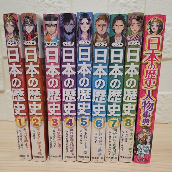 マンガ 日本の歴史 1-8+日本の歴史人物事典