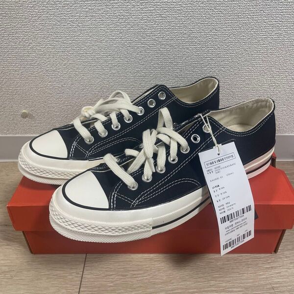 新品未使用 converse コンバース CT70 チャックテイラー ブラック 27cm