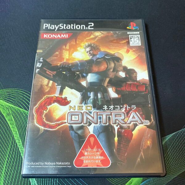PS2 ネオコントラ NEO CONTRA 魂斗羅 ハガキ付き プレイステーション2 ゲームソフト