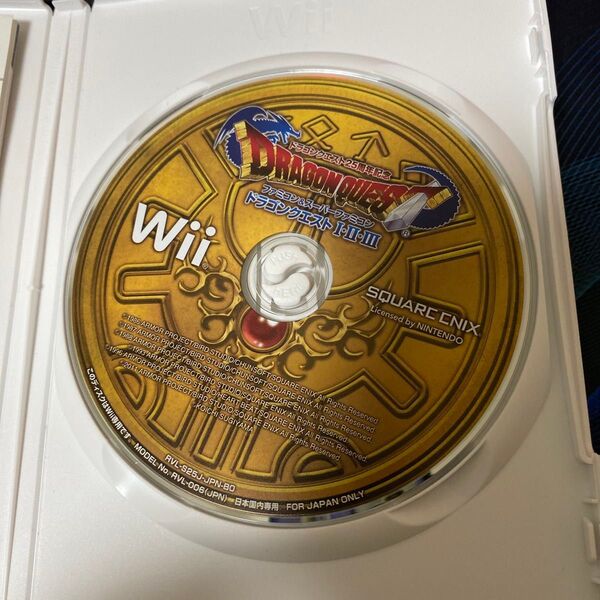 Wii ソフトのみ ドラゴンクエストI II III ファミコン&スーパーファミコン ニンテンドーwii 任天堂 ゲームソフト