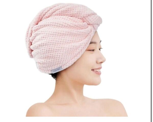 ヘアドライタオル 瞬間吸水 髪の毛 タオル 速乾 帽子 タオルキャップ 大人