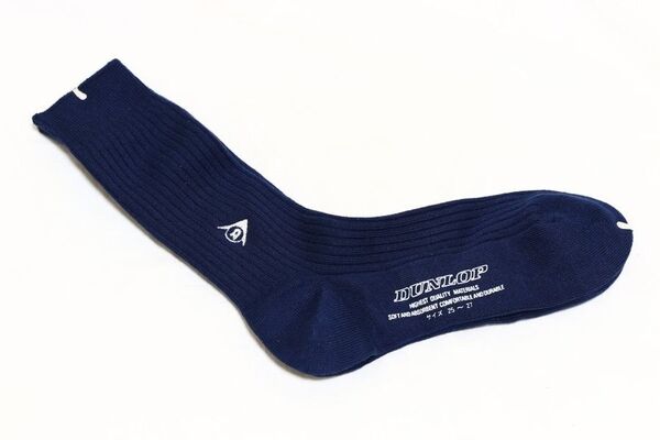 DUNLOP ダンロップ ゴルフソックス 1足 ネイビー 靴下 メンズ 25-27cm