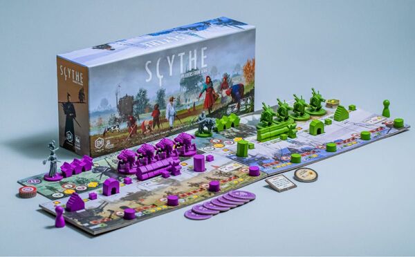 【新品和訳付】SCYTHE サイズ 大鎌戦役 拡張 風に舞う策謀 彼方よりの侵攻 リアルスティックリソース ボードゲーム