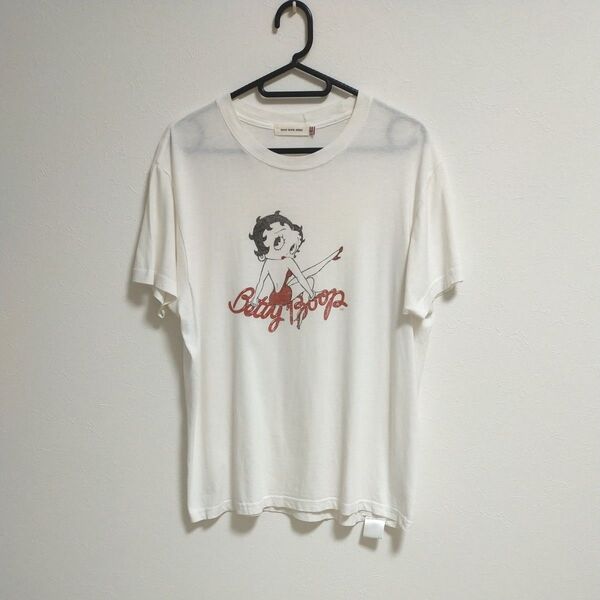 グッドロックスピード GOOD ROCK SPEED 半袖Tシャツ ベティちゃん プリント ホワイト 白 古着