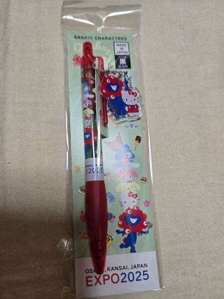 ミャクミャク サンリオコラボ ハローキティ ボールペン 万博