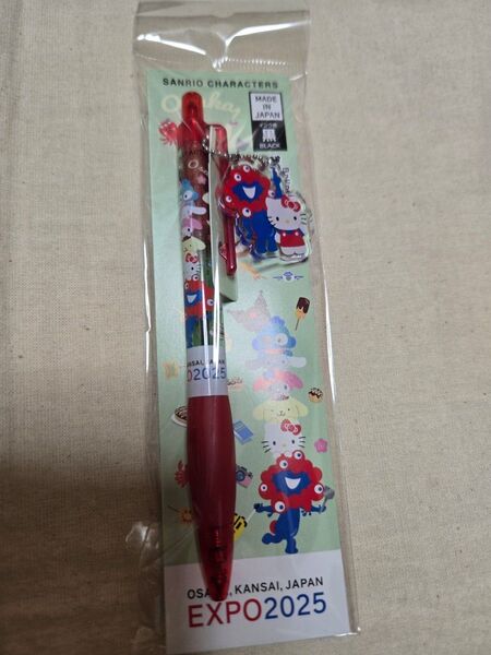 ミャクミャク サンリオコラボ ハローキティ ボールペン 万博