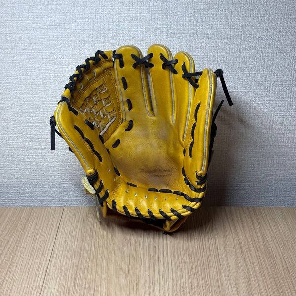 ZETT プロステイタス 軟式 内野手用 逆巻き/クロス締め 源田モデル