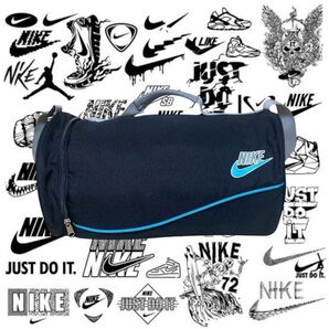 【NIKE】ナイキ ミニボストン ショルダーバッグ 黒 ブラック Y2K ストリート