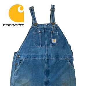 【Carhartt】カーハート オーバーオール デニム ボロ 46×30
