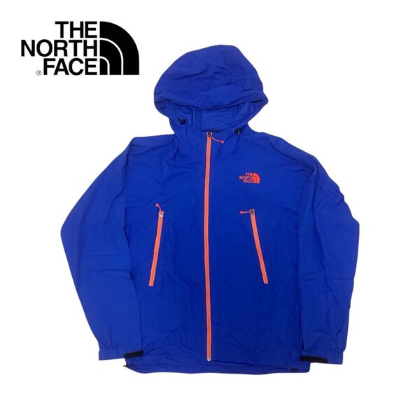【THE NORTH FACE】ザノースフェイス エボリューションジャケット アウトドア 青 ブルー オレンジ M