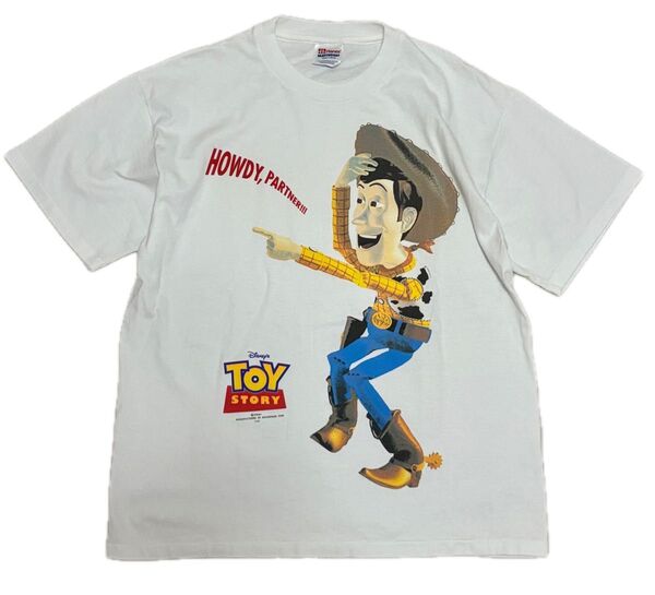 激レア デッドストック 90年代 Hanes トイストーリー 関係者専用 初期 ビンテージ Tシャツ 袖 シングルステッチ USA