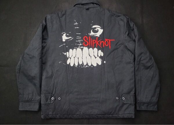 ヴィンテージ 2005年 Slipknot Zip Jacket ジップジャケット 中綿 刺繍 メタル バンド Maggot