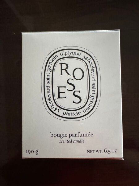 新品未使用 デュプティック Diptyque ローズ アロマキャンドル 190g