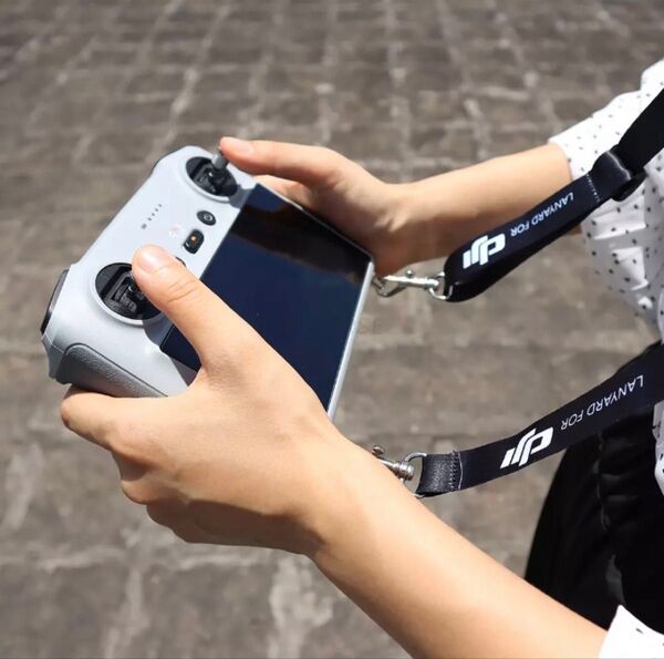 DJI mini3 Pro ネオ 送信機 DJI RC 用 ネックストラップ 首輪 スマートコントローラー ブラック DJIロゴ