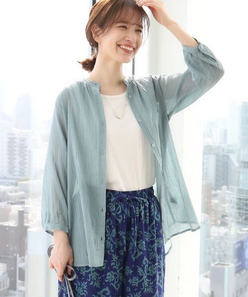 SHOO・LA・RUE シューラルー コットンシフォンシャツ Mサイズ 未使用品