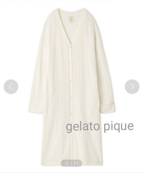 未使用【gelato pique】調温スムーズィーロングカーディガン 長袖