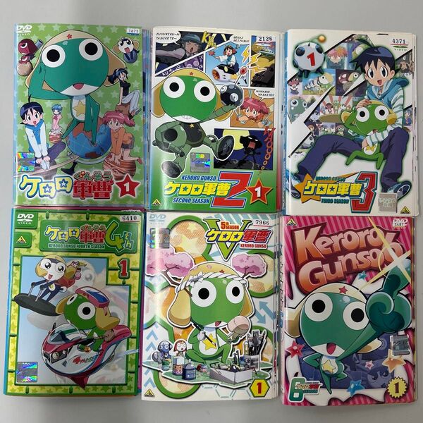 ケロロ軍曹 DVD 1期〜6期 各全13巻 全78巻 全巻セット レンタル落ち