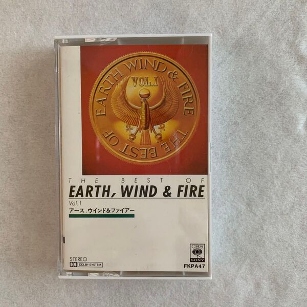 ザベストオブアースウィンド&ファイアーvol1 ミュージックカセットテープ 国内盤