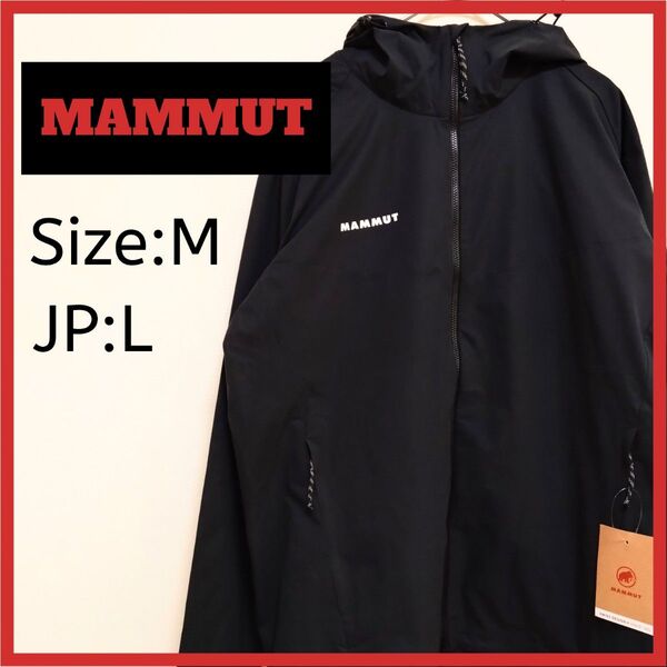 【美品タグ付】MAMMUT GRANITE SO Hooded Jacket AF Men 黒 Size: M(JP:L)