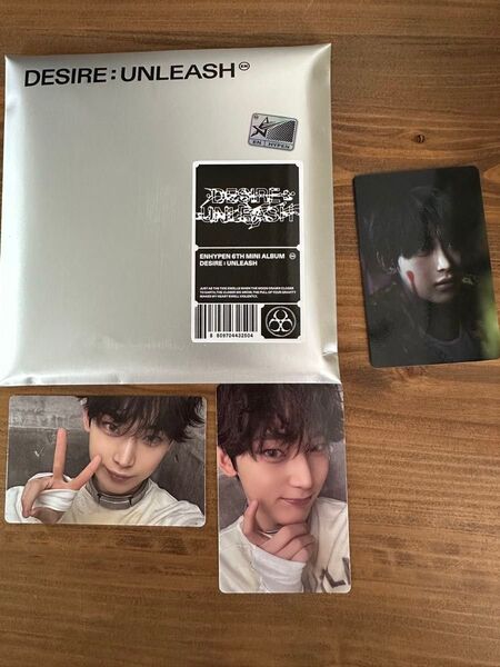 ENHYPEN DESIRE:UNLEASH アルバム トレカ ソヌセット