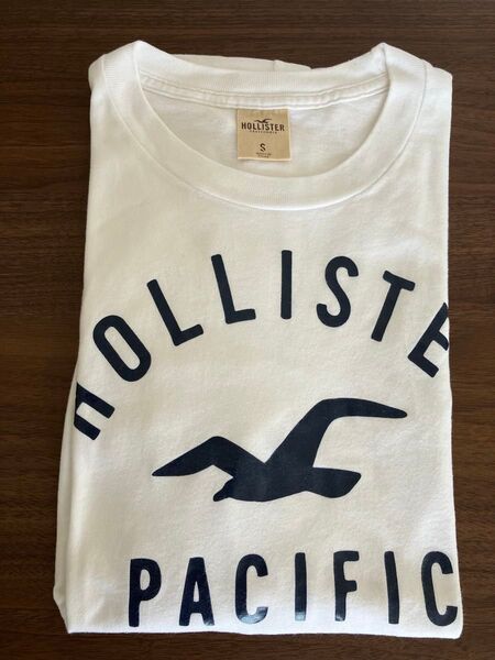 【美品】 HOLLISTER Tシャツ S (JP-Mサイズ相当) ホワイト 白