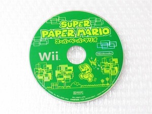 ディスクのみ■即決■Wii スーパーペーパーマリオ Super Paper Mario
