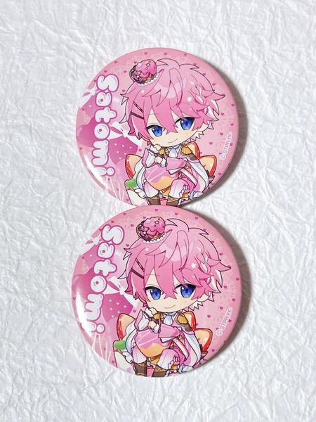 すとぷり 9周年 9周年グッズ 缶バッジ さとみ デフォ