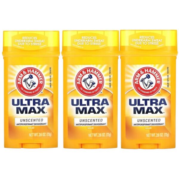 Arm & Hammer ウルトラマックス 制汗剤 無香料 3個セット