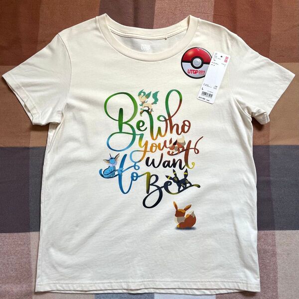 【美品】ユニクロ UT ポケモンTシャツ 2019 イーブイズ Lサイズ
