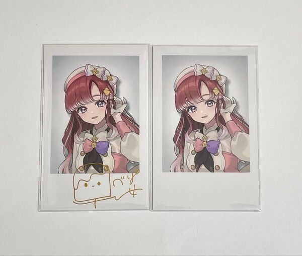 にじさんじ チェキ風カード Speciale デビューチェキ 早乙女ベリー レア R 箔押し サイン