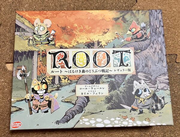 ROOT ルート 〜はるけき森のどうぶつ戦記〜 レギュラー版 完全日本語版 ボードゲーム 中古