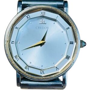 【美品】セイコー SEIKO クレドール 2F70-0300 クォーツ レディース SS 18KT
