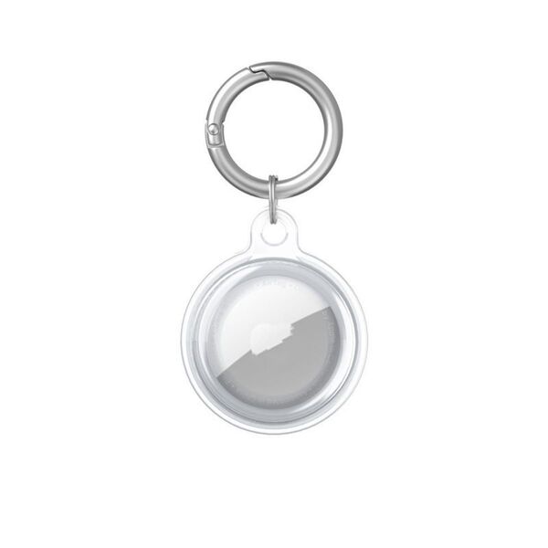 AirTag エアタグ カバー CLEAR 完全保護 Apple製品用 スマートタグ エアータグ ケース 簡単クリップ
