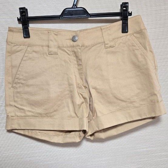 FILA フィラ ショートパンツ ゴルフウェア レディース ベージュ XLサイズ