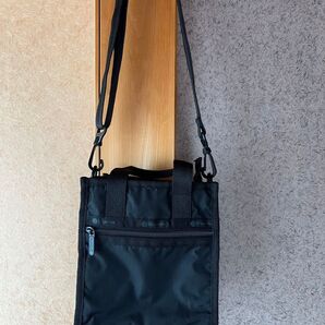 レスポートサック ミニトートバッグ 黒 ブラック ショルダーバッグ 2way