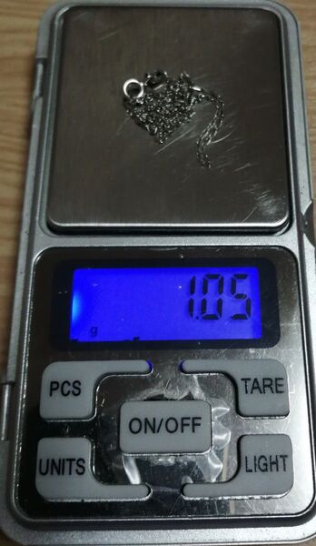 【激安!】585 k14wg 約1.05g デザイン ネックレス チェーン