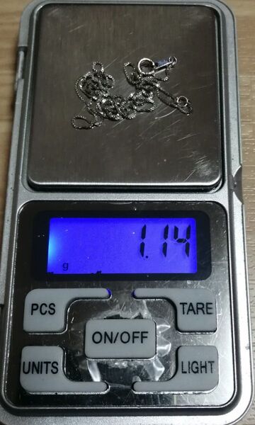 【訳あり!激安!】250574 k18wg 約1.14g ベネチアン ネックレス チェーン