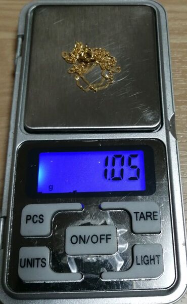 【値下不可】250631 k18 約1.05g 喜平 ネックレス チェーン