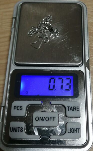【長め約42センチ!値下不可】k14wg 約0.73g ベネチアン ネックレス チェーン