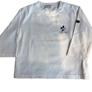 petit main ミッキーマウス 長袖Tシャツ 80