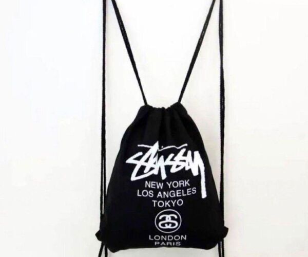 新品 未使用 STUSSY ステューシー ナップサック リュック ブラック