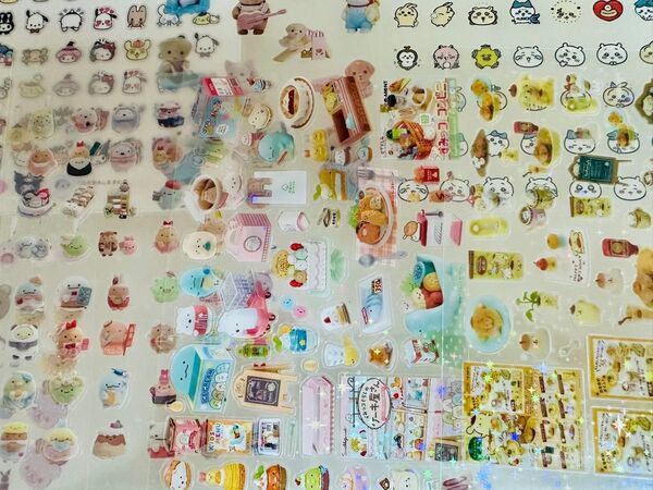 キャラクターシールシートセット 食玩 7枚