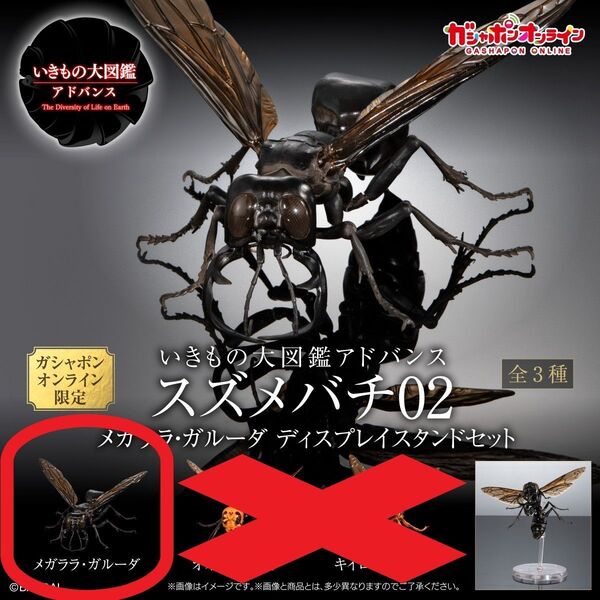 新品 いきもの大図鑑アドバンス スズメバチ02 オンライン版 メガララ・ガルーダ