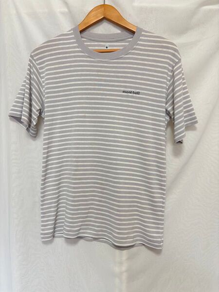 モンベル mont-bell 半袖ボーダーカットソー カジュアル Tシャツ 半袖 アウトドアウェア