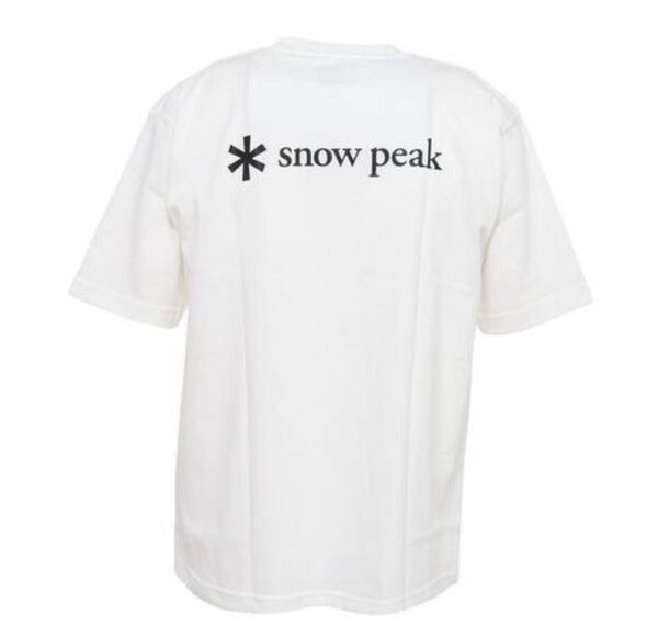 【新品】スノーピーク(snow peak)バックプリントロゴTシャツ ホワイトM