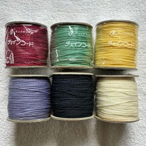 キングデアー印 チェインコード 6個セット 東レ ナイロン糸使用 未使用品を含む