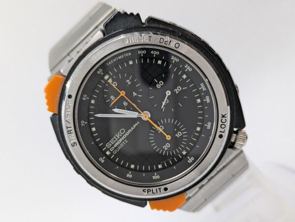 セイコー Seiko 腕時計 動作品 7A26-7050(スピードマスター クロノグラフ) メンズ