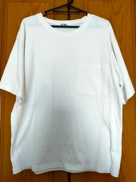 半袖白T Tシャツ 胸ポケット 綿100%