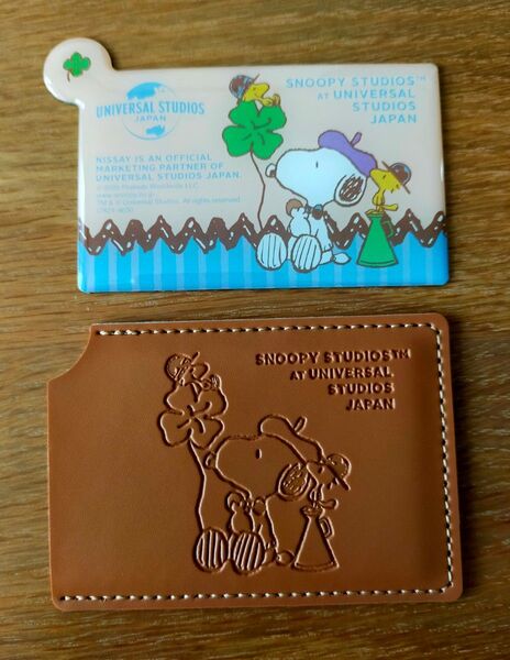 ケース入りカードミラー スヌーピー 日本生命 非売品